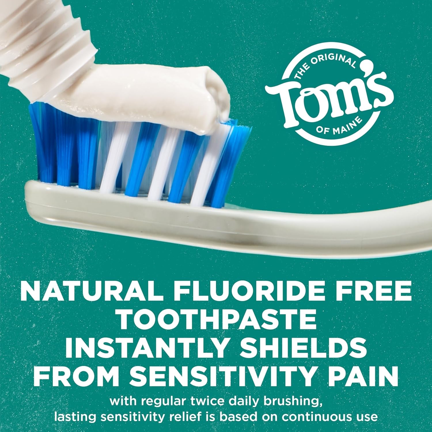 Fluoride-Free Sensitive Toothpaste - Rapid Relief, Fresh Mint, 4 oz - 3-Pack (Packaging May Vary)