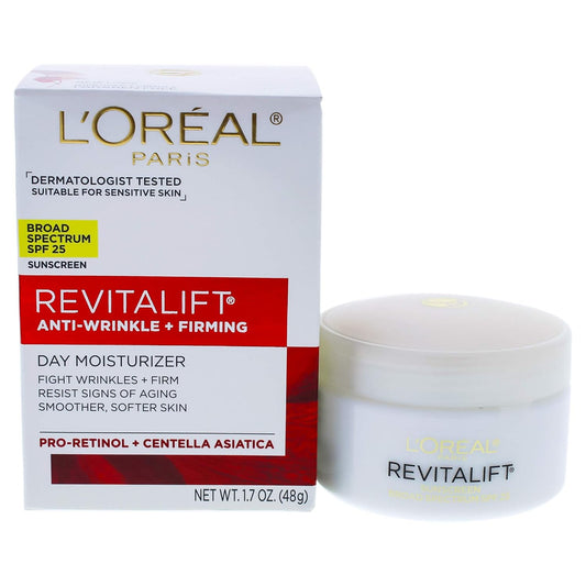 L'Oréal Paris Revitalift Anti-Wrinkle + Firming Day Cream SPF 18 Sunscreen, 1.7 Oz.