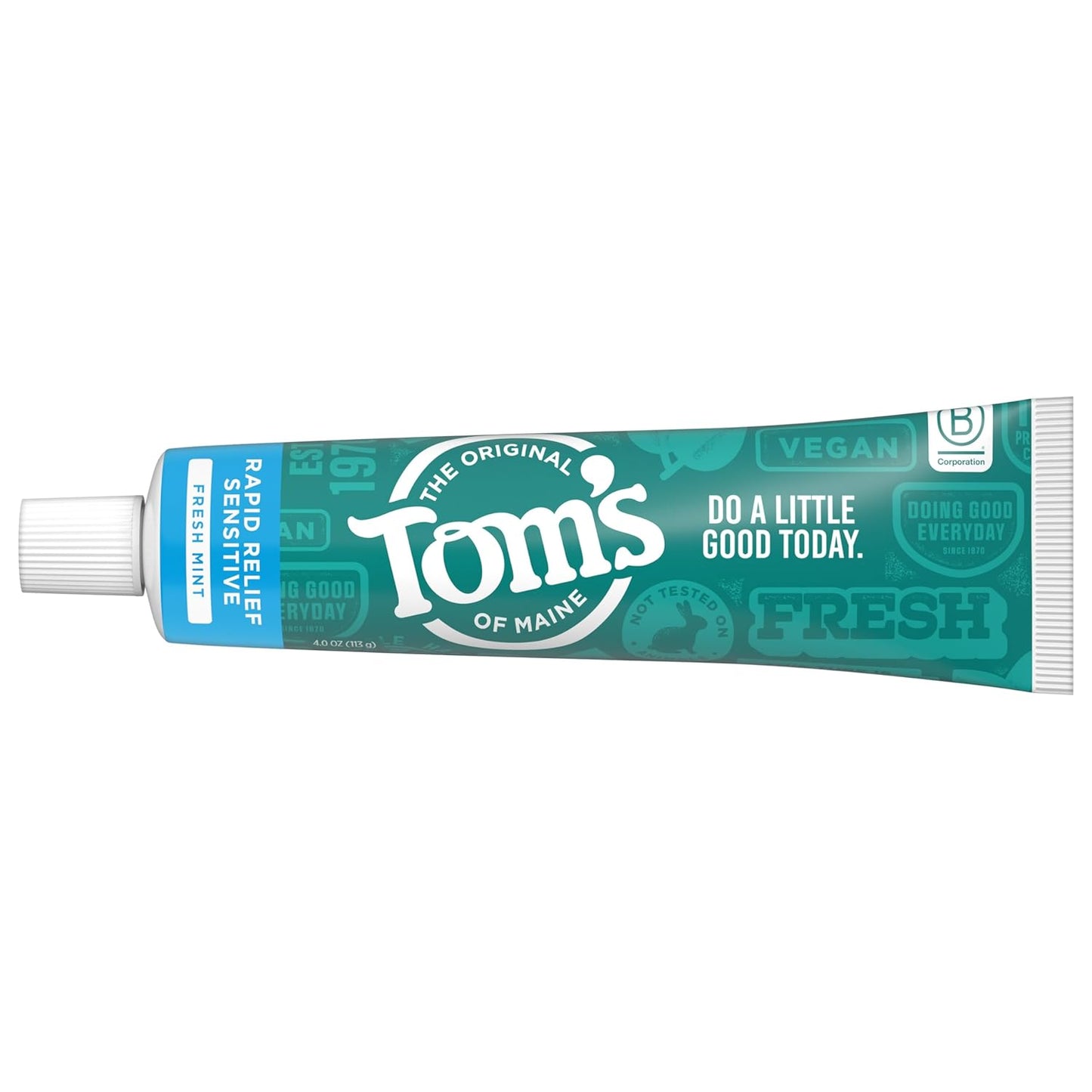 Fluoride-Free Sensitive Toothpaste - Rapid Relief, Fresh Mint, 4 oz - 3-Pack (Packaging May Vary)