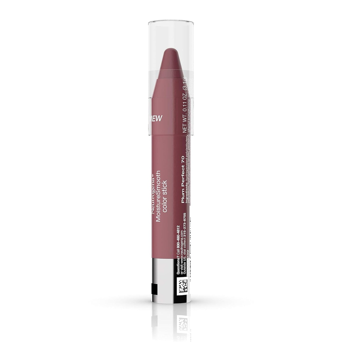 Moisturesmooth Color Lipstick - 70 Plum Perfect - Hydrating Color for Luscious Lips - .011 Oz